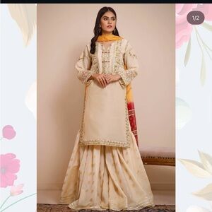 Brand New- Wahaj M Khan- 3 piece Gharara